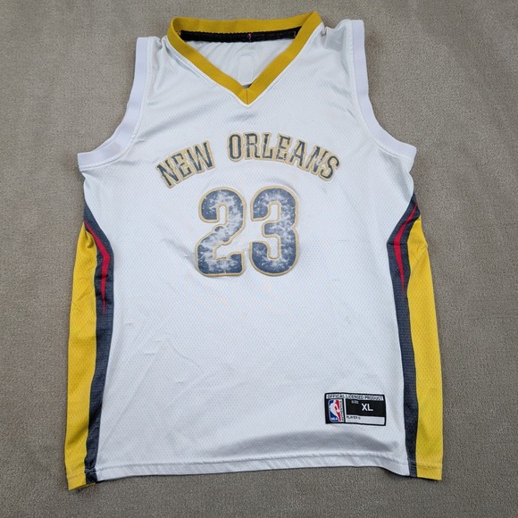 NBA XL New Orleans Pelicans Anthony Davis 23 Jersey White Mesh Streetwear — photo 2